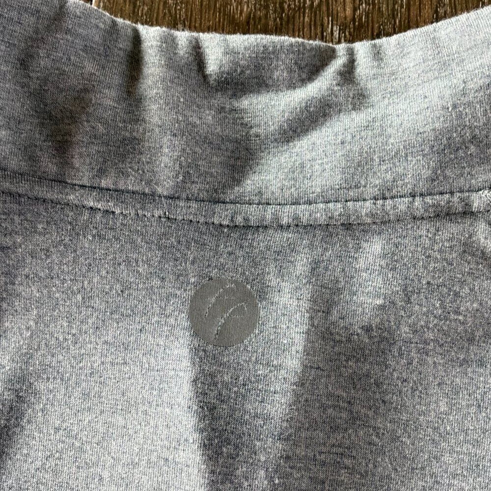 Free Fly men's Bamboo Flex gray/navy quarter zip size Large - Picture 8 of 12